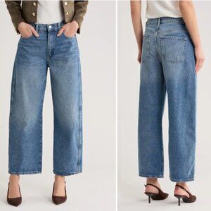 NWT New $229 Jason Wu High Waist Ankle Relaxed Barrel Jeans In Salt Lake Size 6